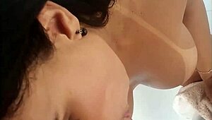 morena pamela santos gives blowjob to matheus castro backstage