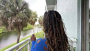 Lucy Hayz Dominates Interracial Gay Bedroom Fuck