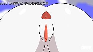 breeding with gardevoir and her monster cock cumshot on tits