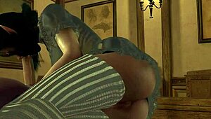 Dalam dunia POV elf goth, dia kocok batang dan hisap kuat dalam 3D