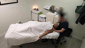 jessica, a thick black student, loved my special massage touch.