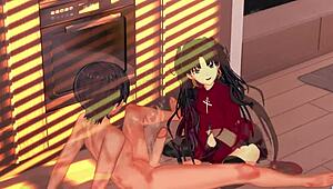 Lita Chevy Deep-Throats Huge Cartoon Brunette Anime Hentai Cumshot