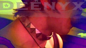 Deenyx is crossdressing and taking this big gay cock