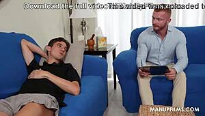 I’m obsessed with this horny gay’s foot fetish on ManUpFilms