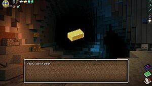 Is that teen getting a public creampie in Hornycraft?