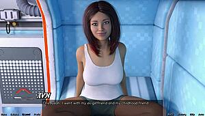 stranded in space, plotting threesome with bisexual girl next door