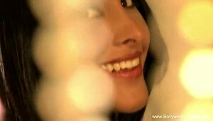 Asian Brunette Strips And Seduces