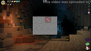 Is that teen getting a public creampie in Hornycraft?