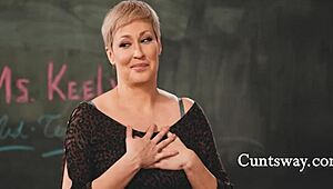 Damn, nerd or not, Ryan Keely and Eliza Ibarra scissor so hot!