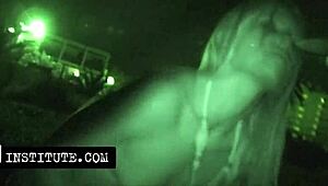 blonde babe caught in secret beach sex action.