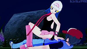 dawn hikari and gloria yuuri fucking hard?