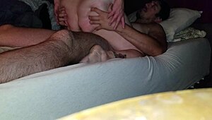 Sexy BBW Fucks Husband And Gets Spanked
