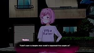 ddlc triple trouble features sex with natsuki again after dancing and clothes ripped in night club