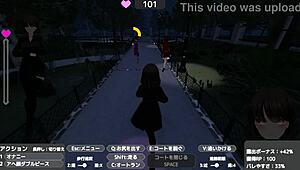 Celeca Exposes in Naked Coat