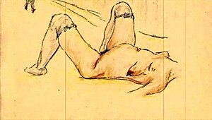 hey, take a look at these cool vintage erotic drawings