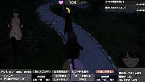 Celeca Exposes in Naked Coat