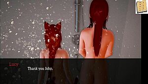 hey, my new family episode 141 in 3d cartoon anime style