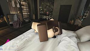 Hey, taking charge of this girl in her bedroom!