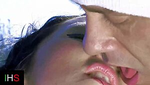 Hey, you into watching a brunette mom get pounded by a muscular stud?