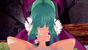 Morrigan's Hardcore Halloween Sex Special on Sheer FantasyKing3 in Wild 3D Cartoon