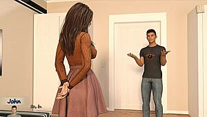 Big City Pleasures 77 shows Cassie topless for easier camera focus.