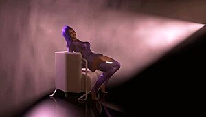 Excited Watching Sombra Double Dildo Music Video Parody