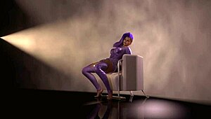 Excited Watching Sombra Double Dildo Music Video Parody