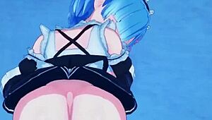 innocent rem turns into such a naughty maid in re zero