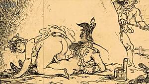 Vintage erotic drawings collection