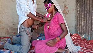 Hey, watch my Desi wife in pink mexy get pounded hard!