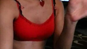 This blonde emo goth petite amateur slut talks too much during blowjobs with daddy, being submissive