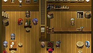 Vay be, küçük 18+ memeler harem hentai oyununda vahşi bukkake yaşıyor! Bölüm 16