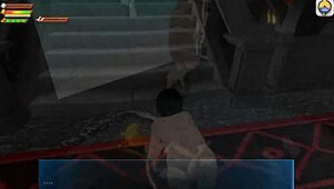 Femdom Vampire Dominates in POV Whirlpool Piss Game