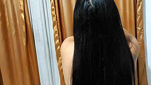 young latina brunette fucked by trainer gets cumshot