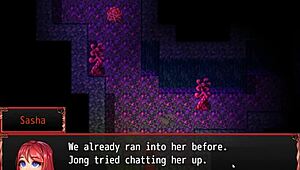 Wow, small tits in harem hentai game ep 16 get wild bukkake action!