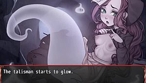 Wow, small tits in harem hentai game ep 16 get wild bukkake action!