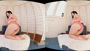 Amateur Hope Gold Cums In Virtual Reality