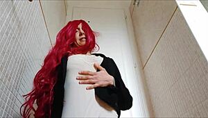 Gorgeous Italian Secretary Suffers From Colitis, Roleplaying With Boss And Farting.