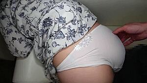 Pov glimpse of a G-cup freshman in raw Japanese tennis club action.