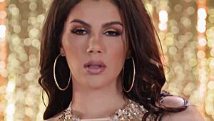 Karmen Karma and Sabina Rouge in rivalry, stripping and fucking in uniforms.