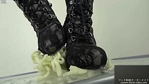 Man, I totally meant to crush them noodles in my shoes, ya know?