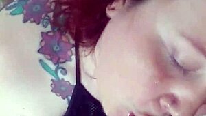 Cum All Over Slutty Girlfriend's Tits From Monster Cock.