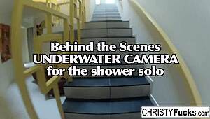 Shower Fun with Christy Dahlia and Ivan Rocks