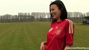 Spain vs Germany rematch turns into wild public fingering fun