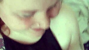 Cum All Over Slutty Girlfriend's Tits From Monster Cock.