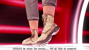 Giantess Woman Grows Huge in 3D Animation With Big Tits and Ass. Watch Her Dominate!