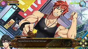 Craving That Sexy Model in Gay Hentai Game, Swedish Oil Massage Turns Hot for Happy Ending