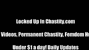 Can You Squeeze Your Cock Into This Tiny Cage for Ultimate Humiliation? It's Pure Teasing Torture.