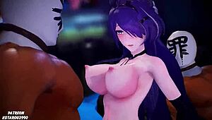 Oh Wow, Acheron Really Delivers In This Steamy Anime Hentai Scene!