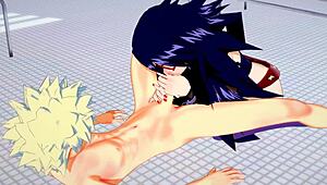 my hero academia hentai: bakugou katsuki and namuri kayama in wild scenes.